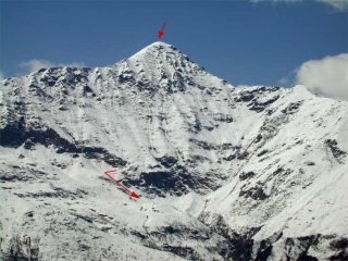 il versante est del Frioland