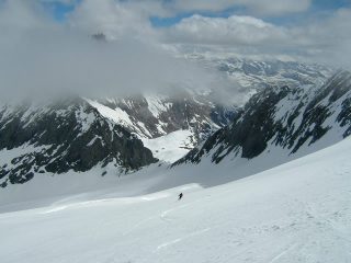 Scendendo verso il colle d'Arnas