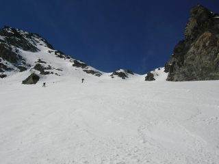 prime curve sul firn sotto il passo delle mangioire