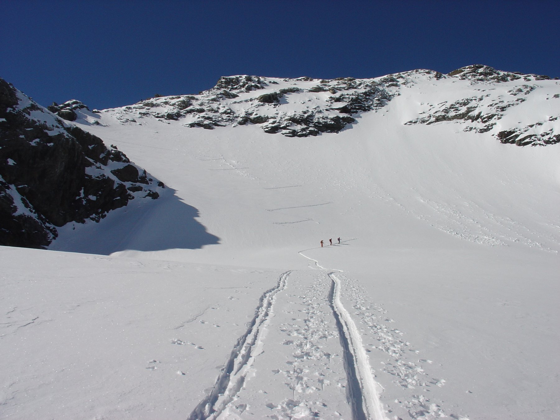 Il pendio verso il colletto