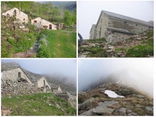 Le varie baite e ...la nebbia