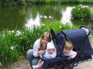 Il laghetto nei pressi del parco