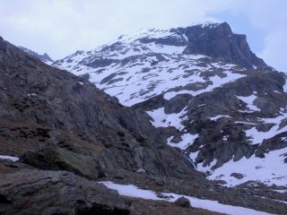 il Monte Clapier visto dal Refuge de Nice (21-5-2005)