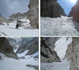 In senso orario:1)di qua dalla Forchetta 2)e3)di là (V.Fossaceca) 4)di qua