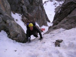 Nel tratto ghiacciato a 3/4 del canale