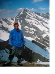 Enzo51 sul M.Dela' con dietro la Tersiva