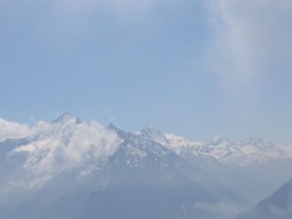 Il gruppo del Gran Paradiso dalla vetta