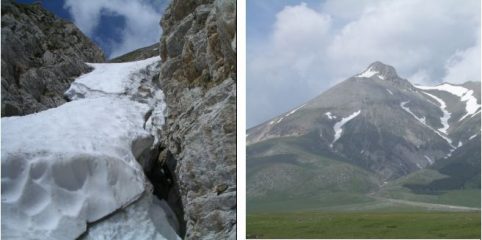 il crepaccio e panorama