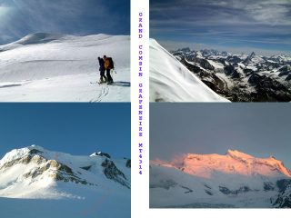 SCORCI CON EVIDENZIATO IL COULOIR DI SALITA(GUARDIEN)