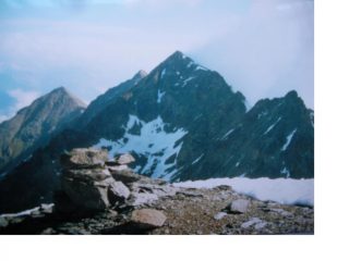La Becca di Sale' a sx e la Gran Roueuse..viste dalla Cima di Leppe