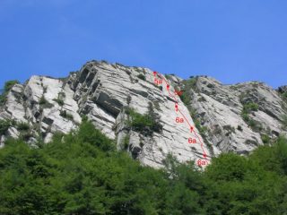 Il tracciato della via