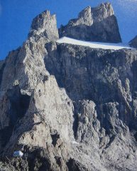 Sperone del Promontoire dal Refuge al Gh.Carré