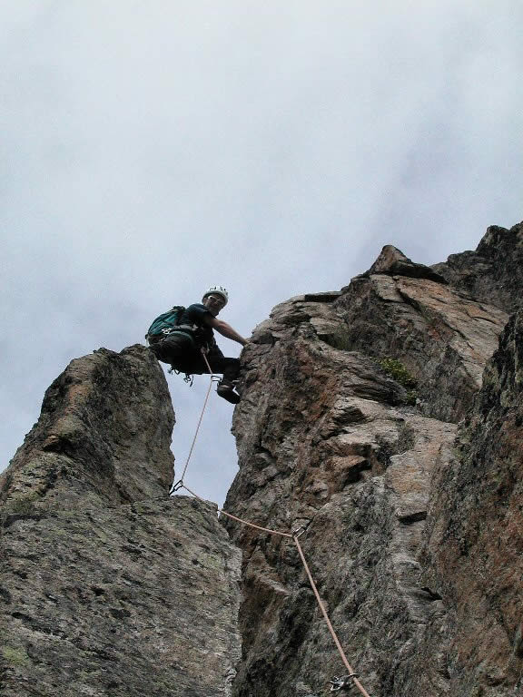 il camino del 3° tiro