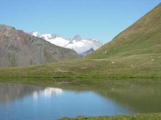 Il Gran Paradiso dal Lago Corona