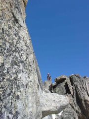 Spalla che precede il versante nord