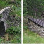 Il ponte sul Chasten e l'alpe Leuria
