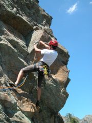 sul secondo tiro di 6a