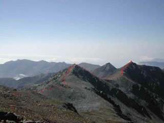 dal rocciavre in primo piano Rubinet in secondo piano Loson