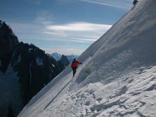 Roby in discesa nella parte finale