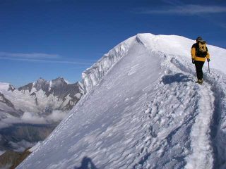 Ultimi metri prima della vetta.