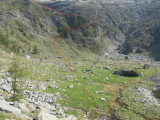 Tracciato del Pass del Ragiuniè