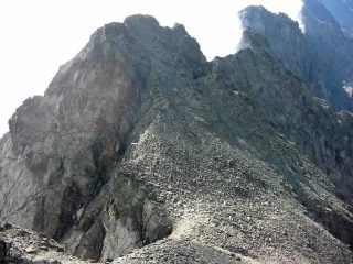 La Punta Udine scendendo dalla Punta Venezia.