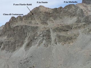 il versante di salita da p.ta Trento