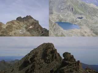 alcuni panorami dalla punta e la punta Michelis vista salendo alla punta Dante