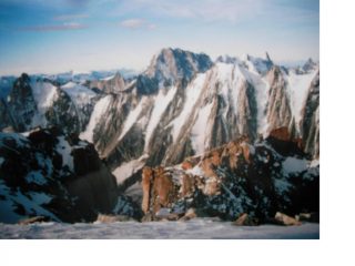 Le Grand Jorasses dalla vetta...