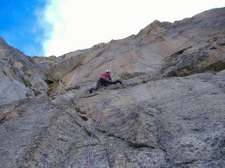 Marco sul tiro di 6c+