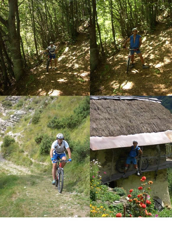 SENTIERI DOPO PALANFRE', A META' E I TETTI DI PAGLIA