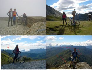 1-Nebbia al colle della Boaria 2-Colle del lago dei Signori 3-Il mare laggiù, dal bosco delle navette 4-Sul sentiero del Torraggio, verso xxmiglia