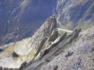 cresta Ovest dall'alto