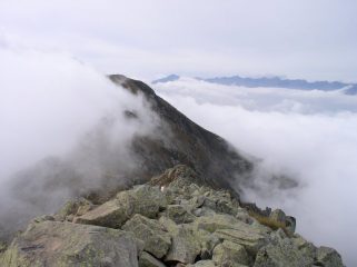 Dalla cima della Bisalta verso le Alpi Marittime