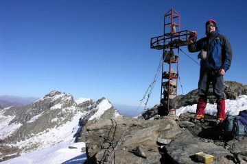 Stelvio in vetta alla Losetta (30-10-2005)