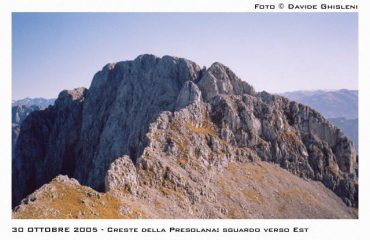 Uno sguardo verso Est: la Presolana del Prato e la Presolana Centrale
