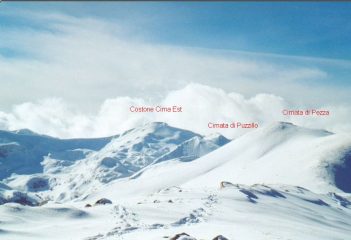 Cimata di Puzzillo,Cimata di Pezza e Cima Est del Costone