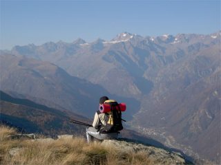 lo sguardo si perde tra le valli del Gran Paradiso...