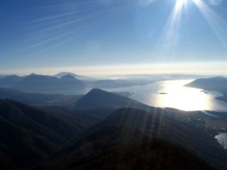 Controluce sul lago maggiore