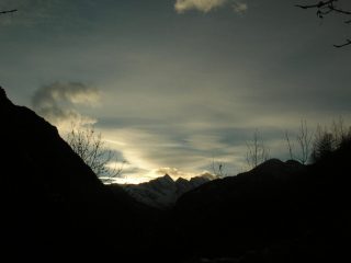 tramonto sul col perdù