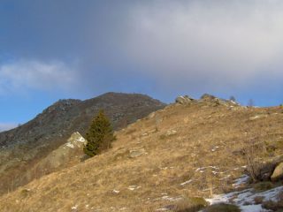La vetta raggiungendo l'Alpe Colmetta
