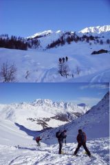 vallone - inizio discesa