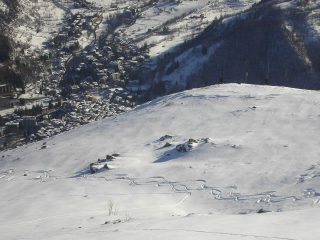 scendendo verso Limone