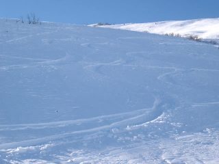 Firme in farina nella parte intermedia