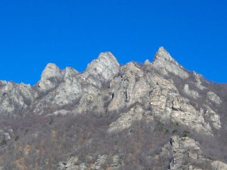 I Tre Denti da uno dei punti panoramici che si incontrano salendo
