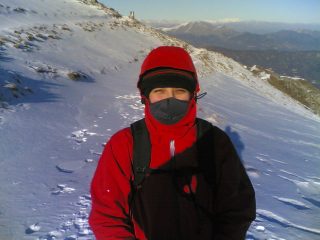 Pally poco sotto la cima.