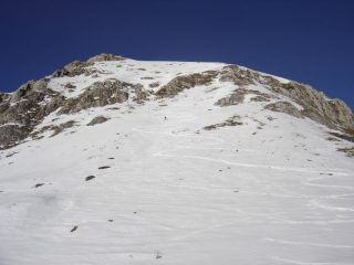 La cima Cars vista dal Colle Serpentera