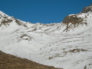 la valletta finale che conduce al colle