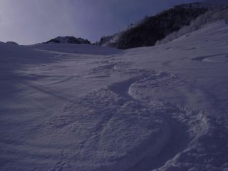 Bella farina scendendo dal vallone della Garbella