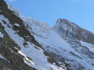 Monviso, Torrioni SARI e Viso di Vallanta visti dal Colle Due Dita